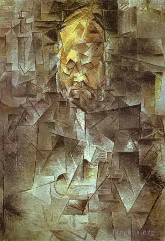 Pablo Picasso Andere Malerei - Porträt von Ambroise Vollard 1910
