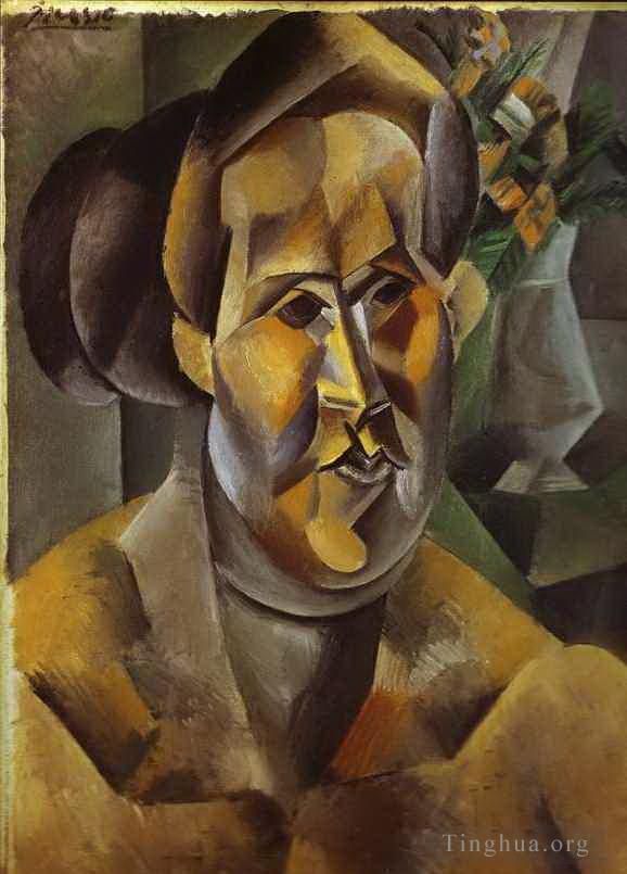 Pablo Picasso Andere Malerei - Porträt von Fernarde 1909