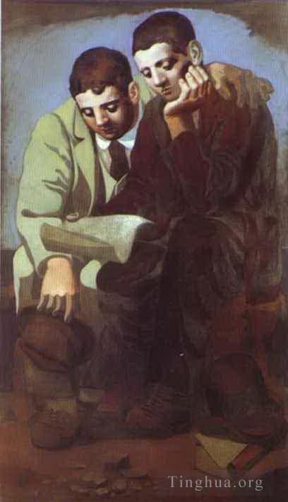 Pablo Picasso Andere Malerei - Lesung des Briefes 1921