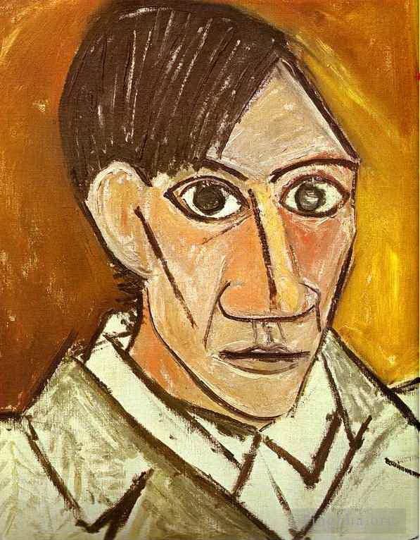 Pablo Picasso Andere Malerei - Selbstporträt 1907