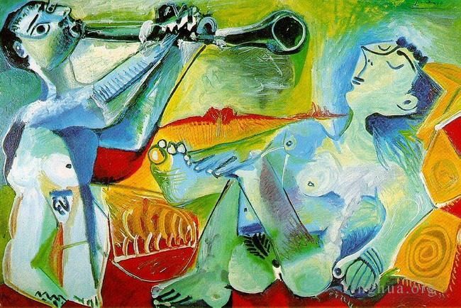 Pablo Picasso Andere Malerei - Serenade Laubade 1965