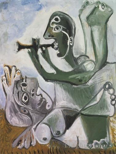 Pablo Picasso Andere Malerei - Serenade Laubade 1967