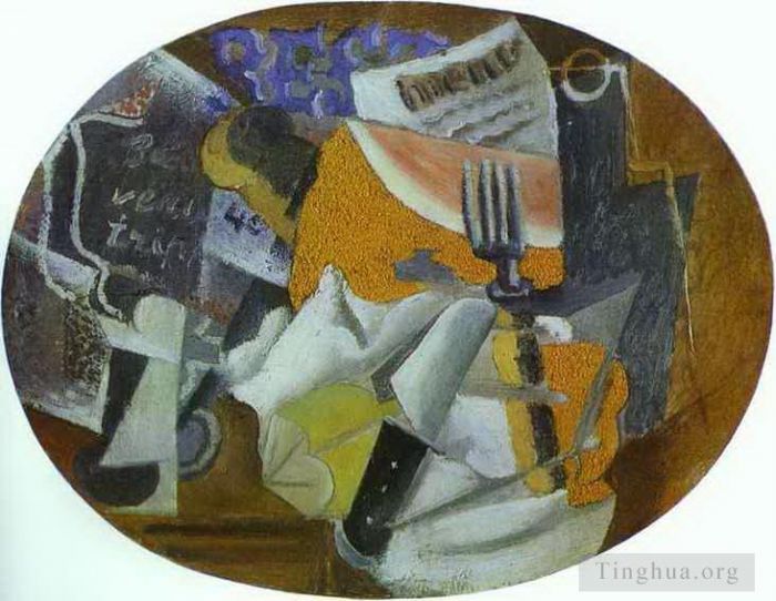 Pablo Picasso Andere Malerei - Taverne The Ham 1912