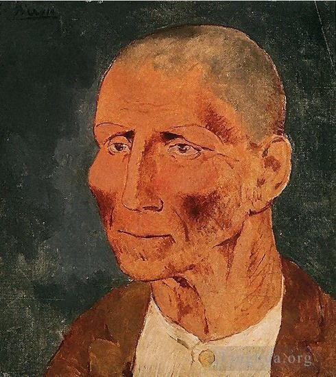 Pablo Picasso Andere Malerei - Tete de Josep Fondevila1906