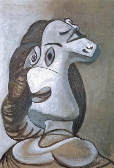 Pablo Picasso Andere Malerei - Tête de Femme 1924
