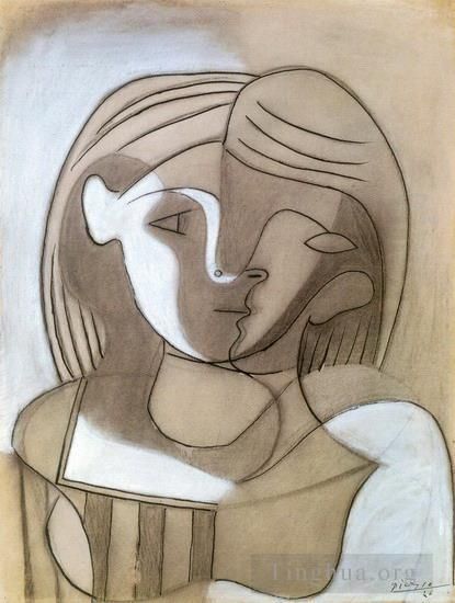Pablo Picasso Andere Malerei - Tête de Femme 1928