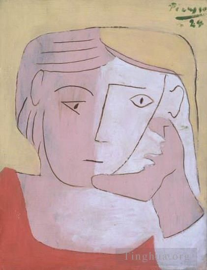 Pablo Picasso Andere Malerei - Tête de Femme 2 1924