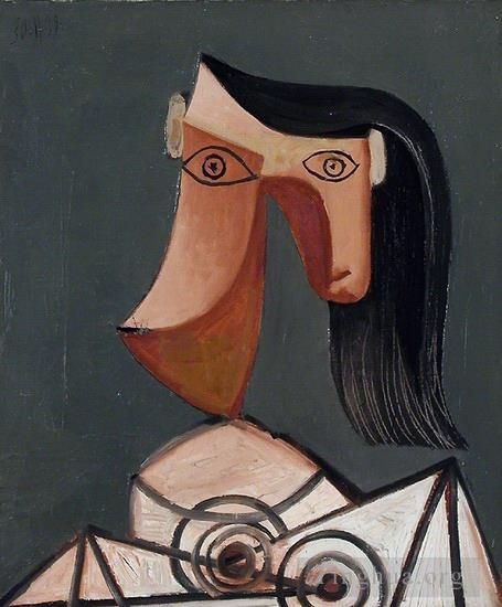 Pablo Picasso Andere Malerei - Tete de Femme 5 1962