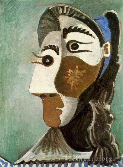 Pablo Picasso Andere Malerei - Tete de Femme 6 1962