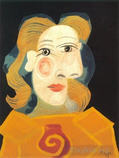 Pablo Picasso Andere Malerei - Tete de Femme Dora Maar 1939