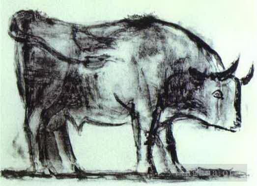 Pablo Picasso Andere Malerei - Der Bullenstaat I 1945