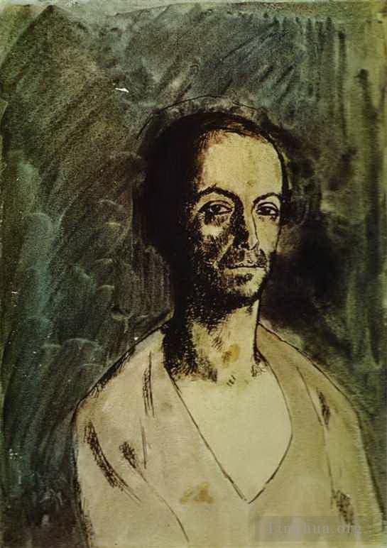 Pablo Picasso Andere Malerei - Der katalanische Bildhauer Manolo Manuel Hugue 1904