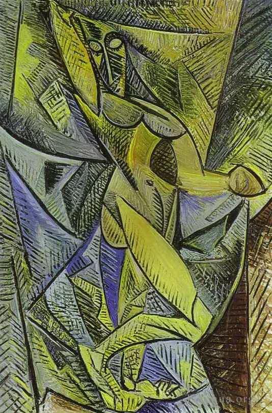 Pablo Picasso Andere Malerei - Der Schleiertanz 1907