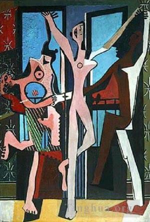 Pablo Picasso Andere Malerei - Die drei Tänzer 1925