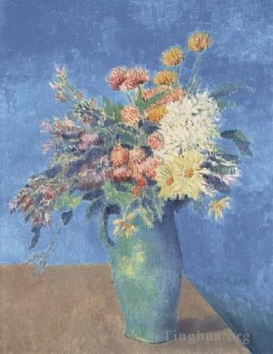 Zeitgenössische Malerei - Blumenvase 1904
