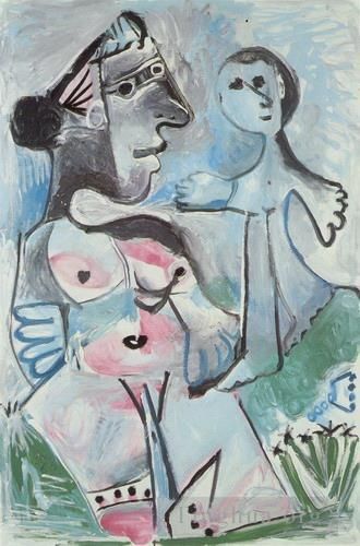 Pablo Picasso Andere Malerei - Venus und Liebe 1967