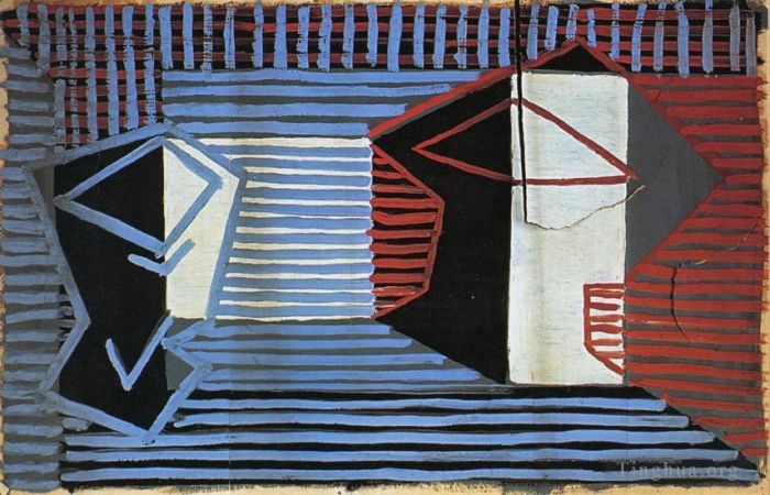 Pablo Picasso Andere Malerei - Verre et compotier 1922