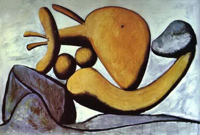 Pablo Picasso Andere Malerei - Junges Mädchen wirft einen Stein 1931