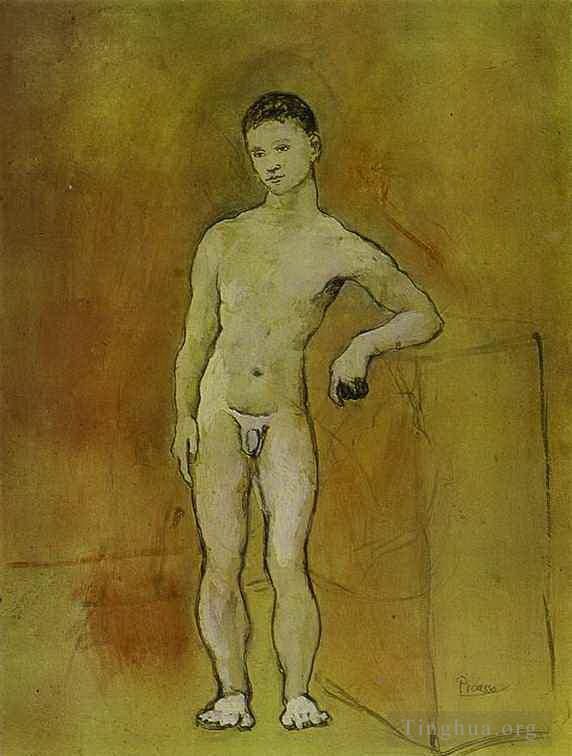 Pablo Picasso Andere Malerei - Junger Akt 1906