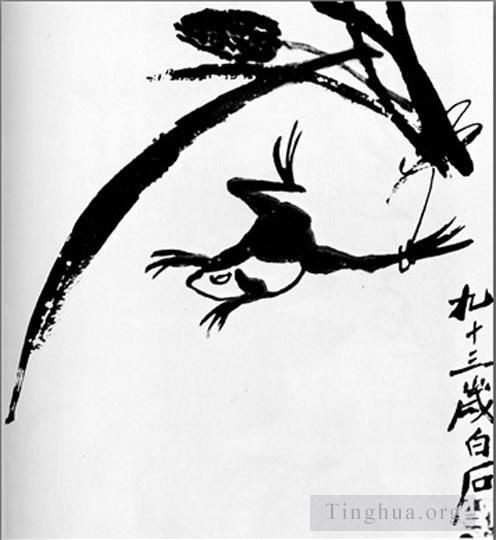 Qi Baishi Chinesische Kunst - Frosch