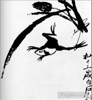 zeitgenössische kunst von Qi Baishi - Frosch