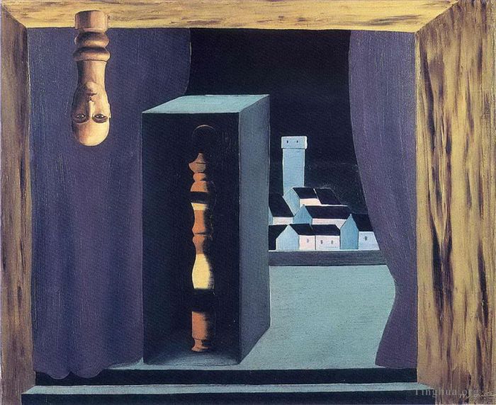 Rene Magritte Ölgemälde - Ein berühmter Mann 1926