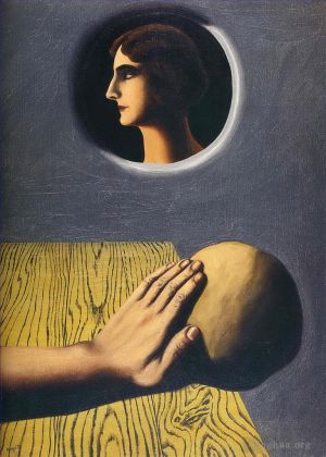 zeitgenössische kunst von Rene Magritte - Das segensreiche Versprechen 1927