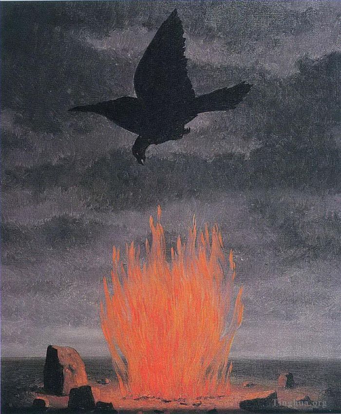 Rene Magritte Ölgemälde - Die Fanatiker 1955