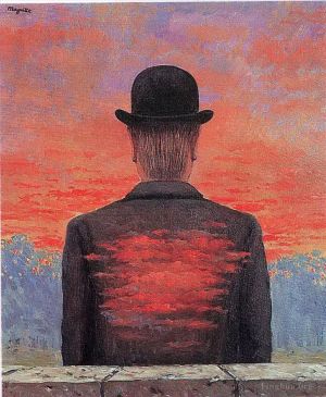 zeitgenössische kunst von Rene Magritte - Der Dichter entschädigte 1956