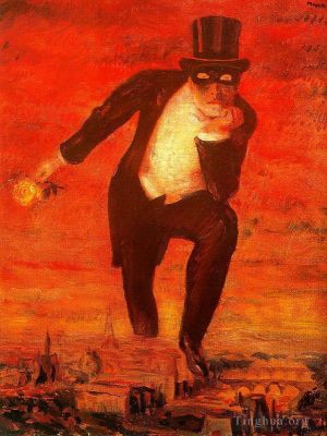 zeitgenössische kunst von Rene Magritte - Die Rückkehr der Flamme 1943