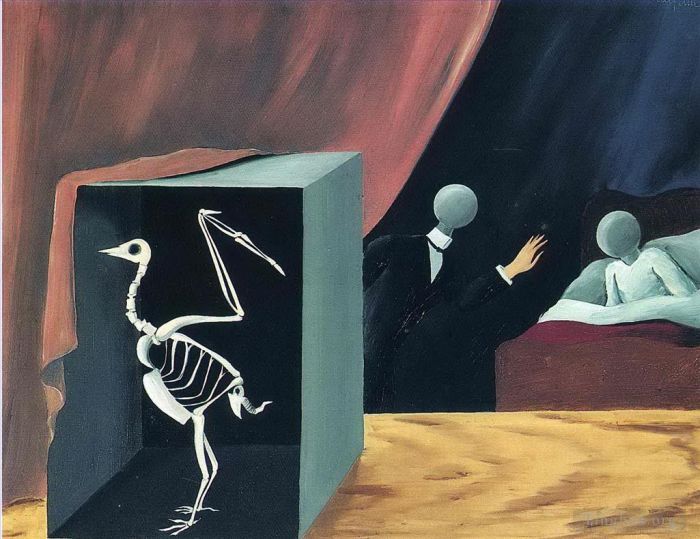 Rene Magritte Ölgemälde - Die sensationelle Nachricht 1926