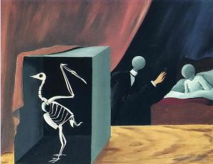 zeitgenössische kunst von Rene Magritte - Die sensationelle Nachricht 1926