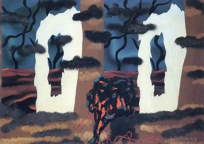 Rene Magritte Andere Malerei - Ein Vorgeschmack auf das Unsichtbare von 1927