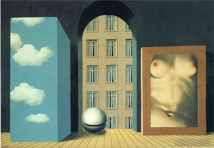 Rene Magritte Andere Malerei - Gewalttat 1932