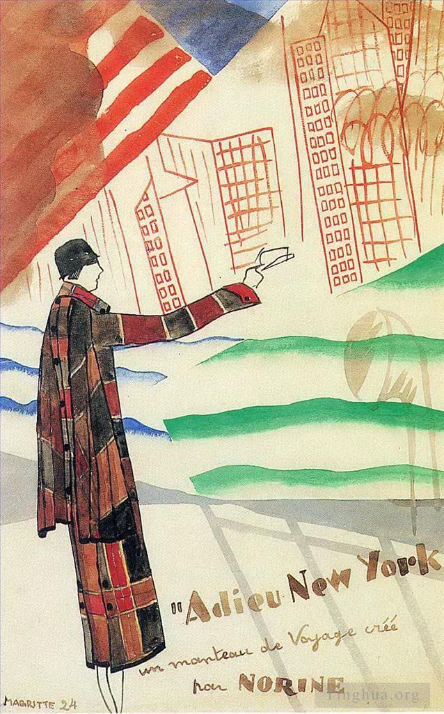Rene Magritte Andere Malerei - Werbung für Norine 3