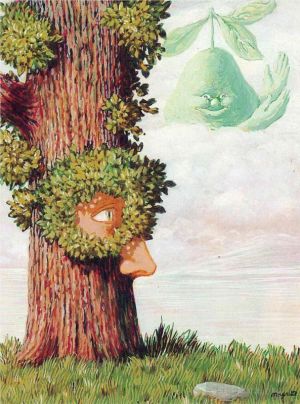 zeitgenössische kunst von Rene Magritte - Alice im Wunderland 1945