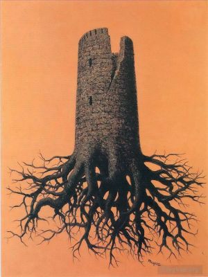 zeitgenössische kunst von Rene Magritte - Almayers Torheit 1951