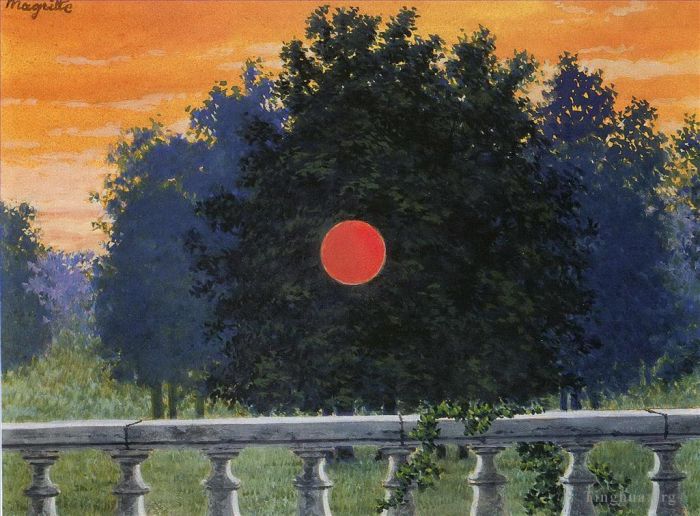 Rene Magritte Andere Malerei - Bankett 1955