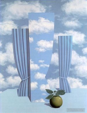 zeitgenössische kunst von Rene Magritte - Schöne Welt 1962
