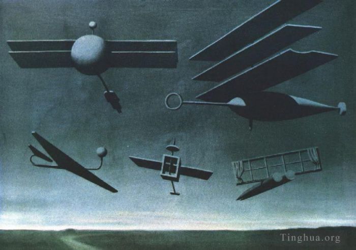 Rene Magritte Andere Malerei - Schwarze Flagge 1937