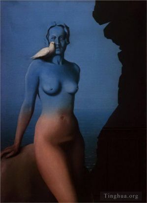 zeitgenössische kunst von Rene Magritte - Schwarze Magie 1934
