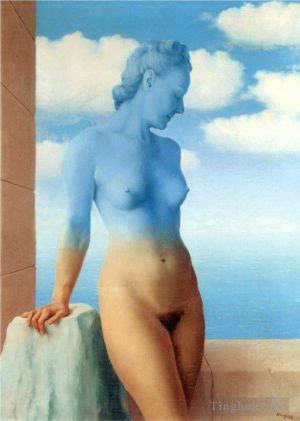 zeitgenössische kunst von Rene Magritte - Schwarze Magie 1945