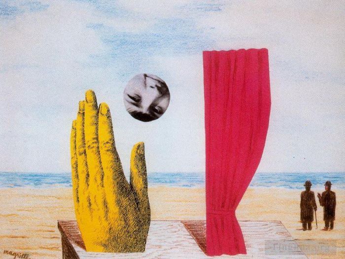 Rene Magritte Andere Malerei - Collage