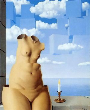 zeitgenössische kunst von Rene Magritte - Größenwahn 1948