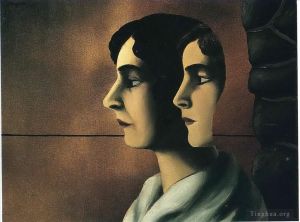 zeitgenössische kunst von Rene Magritte - Weit entfernte Blicke