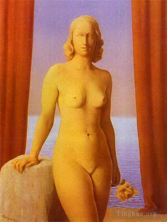 Rene Magritte Andere Malerei - Blumen des Bösen 1946