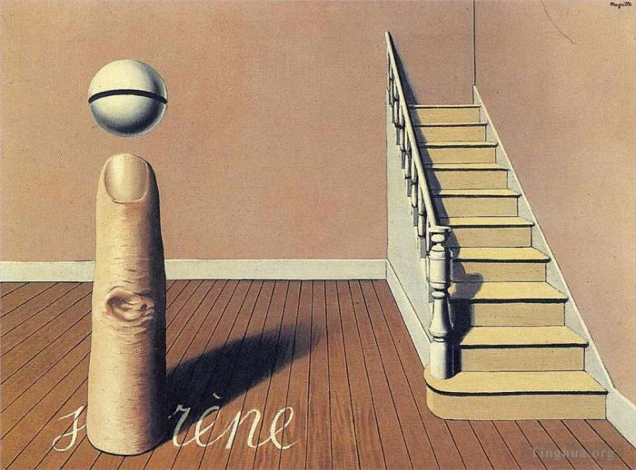 Rene Magritte Andere Malerei - Verbotene Literatur die Verwendung des Wortes 1936