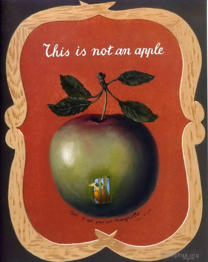 Rene Magritte Andere Malerei - Macht der Gewohnheit 1960