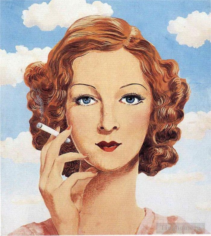 Rene Magritte Andere Malerei - Georgette Magritte 1934