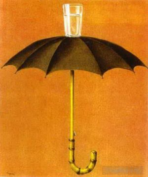 zeitgenössische kunst von Rene Magritte - Hegels Feiertag 1958